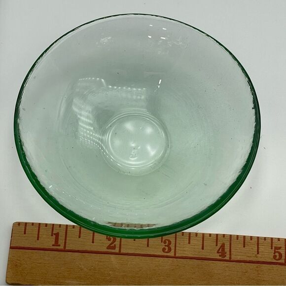 Fire & Light Modern Green Glass Art Bowl - Picture 6 of 6